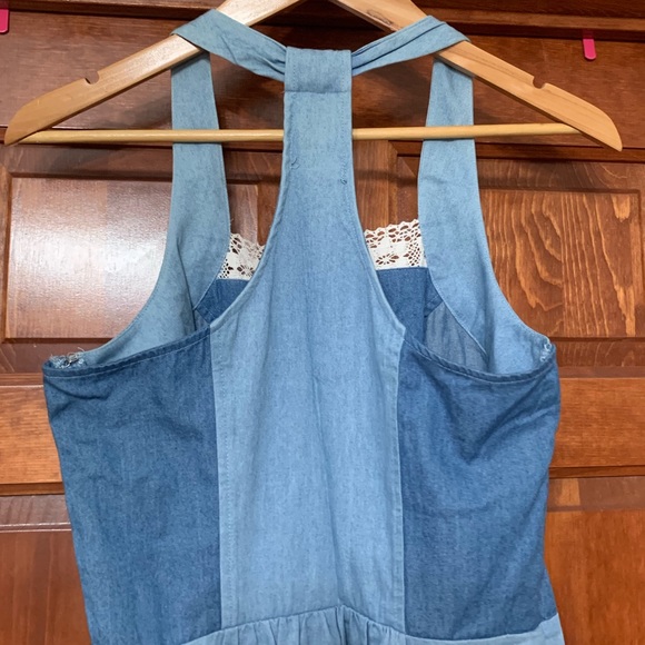 NWT I 🖤 Ronson Denim Mini Dress - Picture 5 of 8